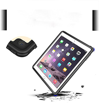 AICase waterproof case for iPad Pro 9.7/iPad Air 2, IP68, 360° full body protection with screen protector, strap, shockproof. Fits iPad Pro 9.7 inch 2016/iPad Air 2 2014.