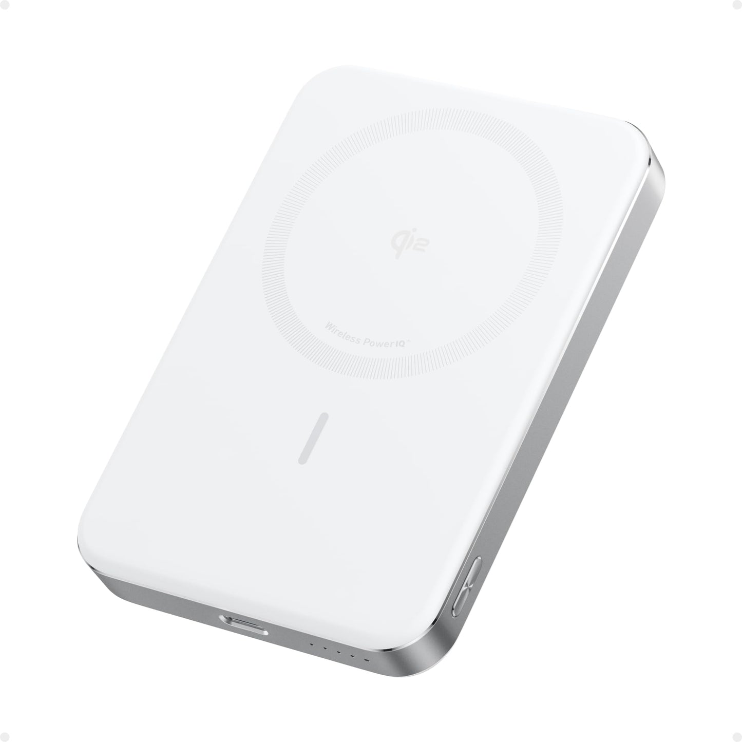 Anchor MagGo Powerbank, ultra-slim 10,000mAh magnetic battery pack, Qi2-certified, portable, 15W ultra-fast MagSafe-compatible charger, ergonomic design, only for iPhone 17/16/15/14.