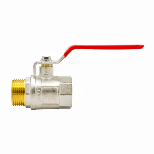 VARIOSAN ball valve 13422, 2" female thread/male thread, DN50, brass, full bore, lever handle