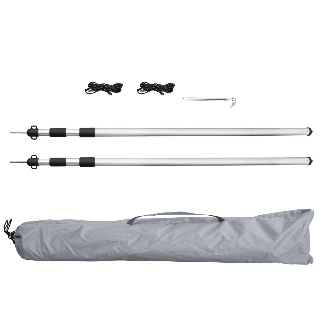 your GEAR Motorhome Tarp 260 x 240 Sunshade including poles for camping bus van car UV 50+ protection waterproof 5000mm