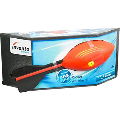 Turtle Rocket Whistler, throwing rocket with whistling sound, up to 90 m throwing distance, soft foam, outdoor toy for kids aged 5 and up, beach, garden & park.