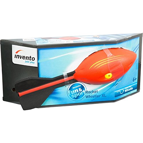 Turtle Rocket Whistler, throwing rocket with whistling sound, up to 90 m throwing distance, soft foam, outdoor toy for kids aged 5 and up, beach, garden & park.