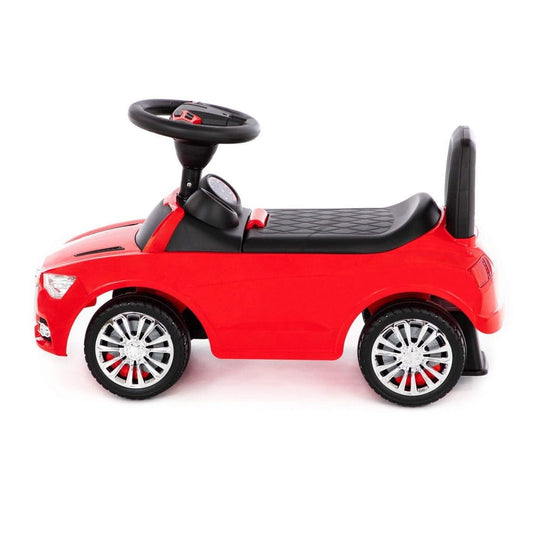Slider car red Super Car No.2 Sound Kids push vehicle walking aid