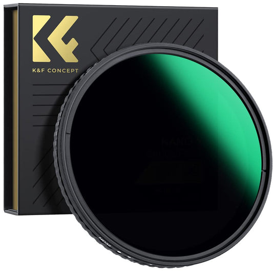 K&F CONCEPT Nano-X Variable Gray Filter 67MM Variable ND Filter ND32-512 (5-9 f-stop)