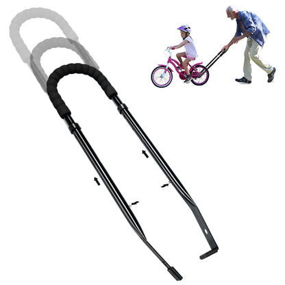 HANDSONIC bike handle for children's bike, kids bike push and bike riding learning aid pushrod non-slip safety grip bike handle