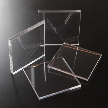 AtHaus Acrylic Glass PLEXIGLAS® 2-10 mm Cut to Size Disc Transparent Clear Material Thickness and Size Selectable Premium (5 mm, 700 x 300 mm)