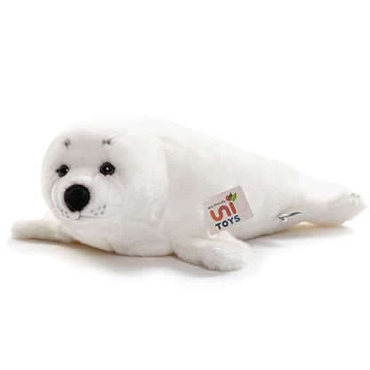 University Toys - 18 inch (length) - White Seal - Plush Seal - Stuffed Animal, Cuddly Toy
