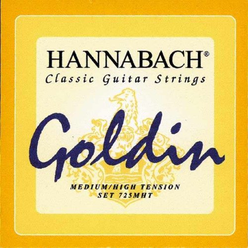 Hannabach 725MHT Goldin Concert Guitar Strings Medium/High Tension