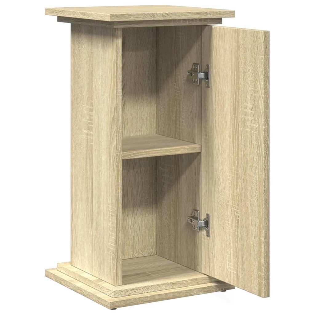 vidaXL Pedestal with Storage Sonoma Oak 31x30x60 cm Wood Material