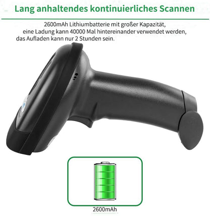 NETUM NT-1228BC Bluetooth CCD Barcode Scanner Handheld Wireless 1D Bar Codes Imager for Mobile Payment Computer Screen Scan Supports IOS & Android