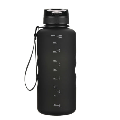 720°DGREE water bottle 2l "uberBottle" with detachable loop + motivation scale, sieve - leak-proof, lightweight, BPA-free - Tritan sports bottle - water bottle for university, job, sports, fitness studio, gym.