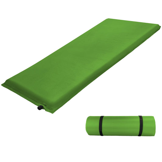 ALPIDEX Camping Mat 2.5 cm┃6 cm┃10 cm Thick Foam Self-inflating Outdoor Thermomat Durable Insulating, Color:Military, Dimensions:190 x 60 x 2.5 cm