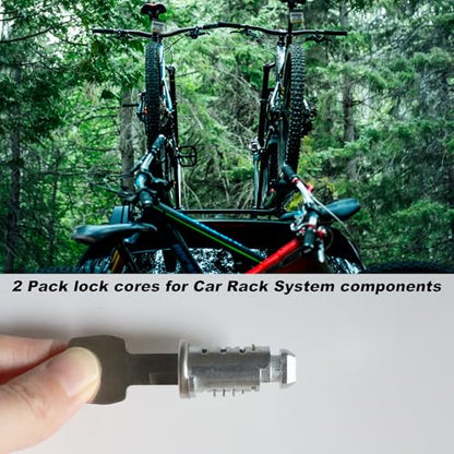 2 lock cores for Thule, One-Key System Includes 2 lock cylinders, 1 key, and 1 control key