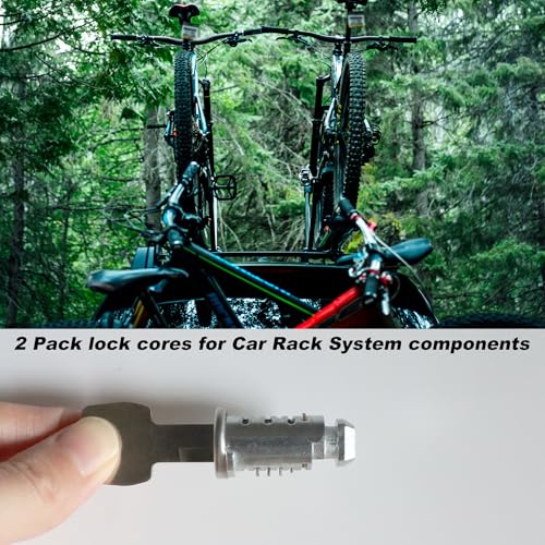 2 lock cores for Thule, One-Key System Includes 2 lock cylinders, 1 key, and 1 control key