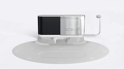 Roborock S6 vacuum and mop robot (2000Pa suction power, 180min battery life, 480ml dustbin, 140ml water tank, 67db noise level, Adaptive route algorithm, App and voice control) White.