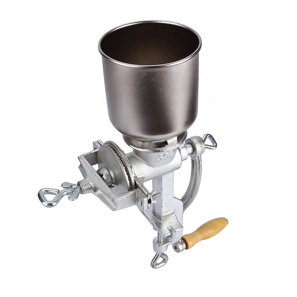 Universal - Corona, manual grain mill, grains, corn, flour mill, iron, kitchen utensils, table mounted, coffee beans, food, wheat, grains, oats, nuts