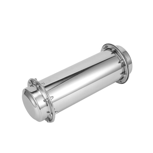 304 stainless steel time capsule - corrosion resistant waterproof container. Buryable metal time capsule. Best graduation gifts for granddaughter (13.4 inches).