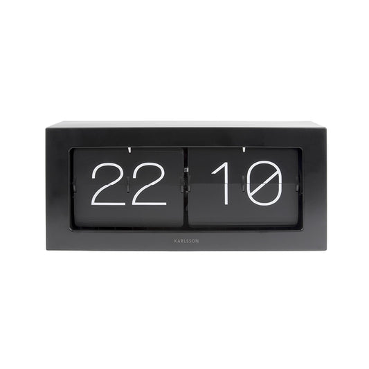 Karlsson modern desk clock KA5642BK, color - Black