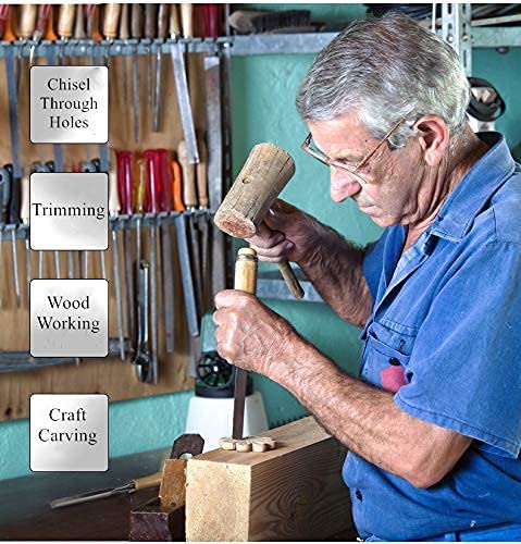 Wood Carving Tools, Gouges, Wood Carving Chisel Set 12Pcs Professional Carving Sharp Woodworking Tools with Bag Ideal for Beginners
