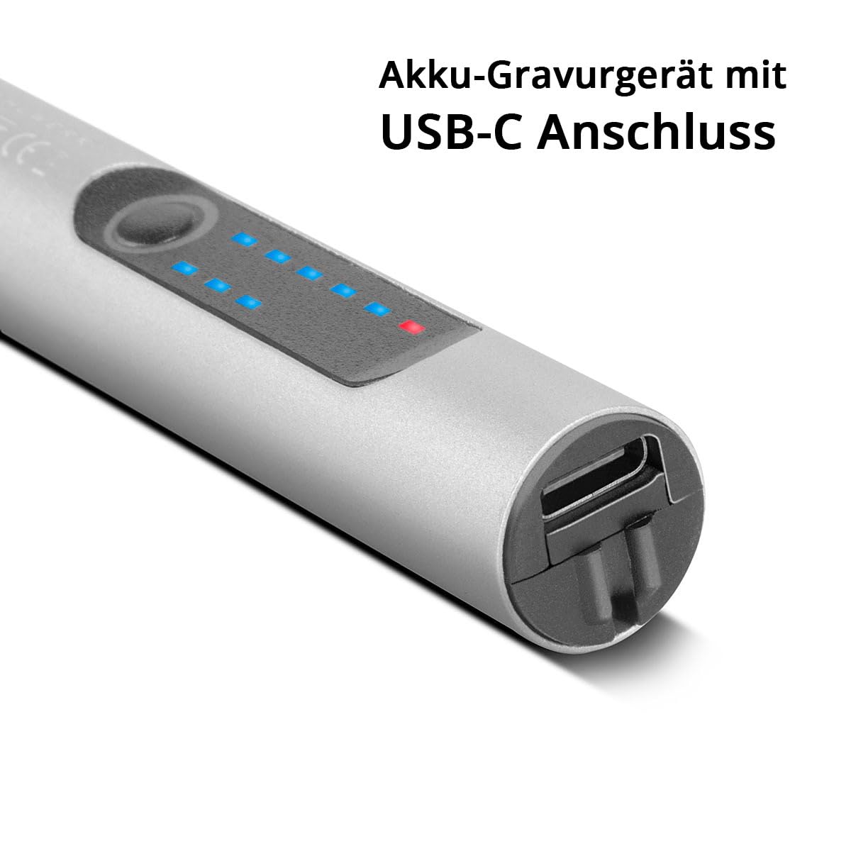 STEELWORK USB Engraving Pen UG-300 ST with 8W battery Engraver | Engraving Pen | Engraving Tool | Engraving Device | Milling Cutter | Engraving tool with 3 speeds and up to 18,000 rpm for precise engraving work.
