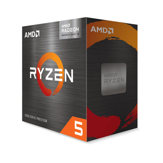 AMD Ryzen 5 5600G processor (integrated Radeon graphics, 6 cores/12 threads, 65W TDP, AM4 socket, 19MB cache, Up to 4.4 GHz max boost, wraith stealth cooler)