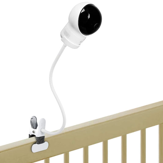 Baby monitor holder for eufy SpaceView/eufy Spaceview S/eufy Spaceview Pro Baby Monitor, Flexible Monitor Stand Holder for Nursery Crib Railings.