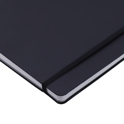 Amazon Basics Unlined Notebook, Softcover, XL Size, 25 x 20 cm, Black