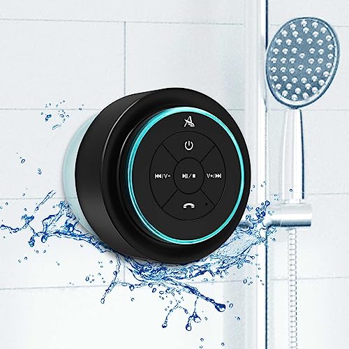 Xleader Shower Bluetooth Speaker Small Music Box - Waterproof With Suction Cup, Shower Speaker Electronic Gifts for Girls Boys Men Women