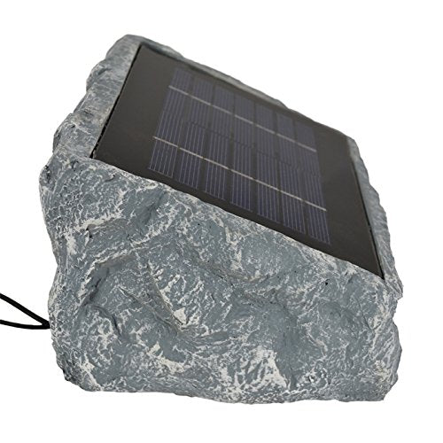 profi-pumpe.de SOLAR POND PUMP GARDEN FOUNTAIN and LED LIGHT - WATER FEATURE ORNAMENTAL FOUNTAIN BIRD BATH SOLAR FOUNTAIN for garden pond - very DECORATIVE STONE DESIGN, RÜGEN 200-1 SOLAR POND Set