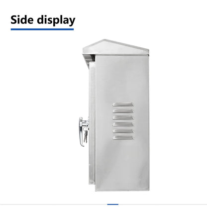 AXOTEN 304 Stainless Steel Control Cabinet Distribution Box 40X30X14CM Outdoor Waterproof, Wall Mounted Electrical Distributor