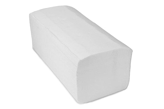 Paper towels high white premium | 4,000 sheets | 2-ply 25 x 23 cm | ZZ/V-fold disposable towels suitable for towel dispensers | Ideal for gastronomy, hospitals, practices, etc.