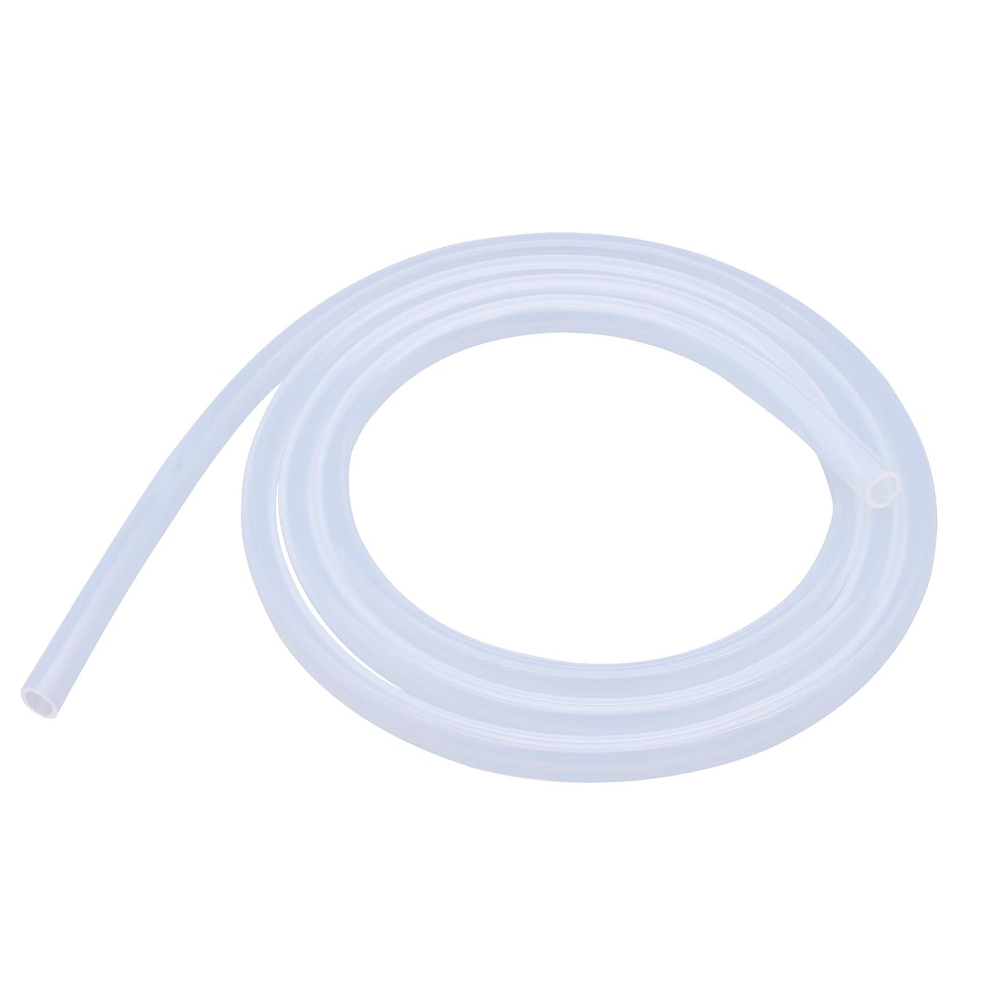 Uxney Silicone Hose - Transparent Rubber Hose for household, drinking water, industry - 13mm ID x 18mm OD, 2.5mm wall thickness, 5 meter length