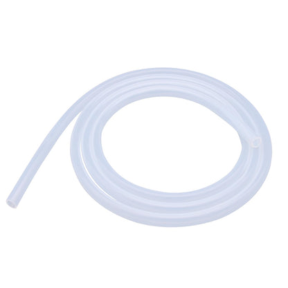 Uxney Silicone Hose - Transparent Rubber Hose for household, drinking water, industry - 13mm ID x 18mm OD, 2.5mm wall thickness, 5 meter length