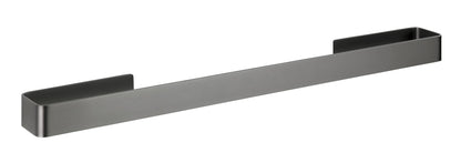 WENKO Montella towel holder, mounting with Strip-it special adhesive pad, 61 x 4 x 6 cm, Anthracite