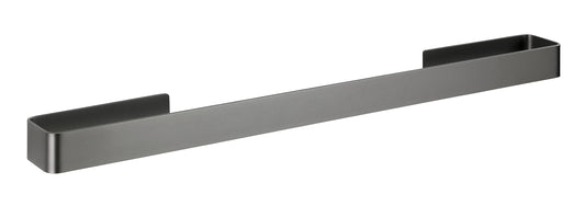 WENKO Montella towel holder, mounting with Strip-it special adhesive pad, 61 x 4 x 6 cm, Anthracite