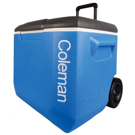Coleman Blue 60QT Tricolour Wheeled Camping Cooler