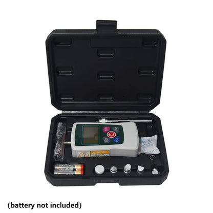 AMF 500N Digital Force Gauge, Portable Push-Pull Testing Device, Digital Force Meter with 3 modes and 4 pressure test units, readability 0.2 N.