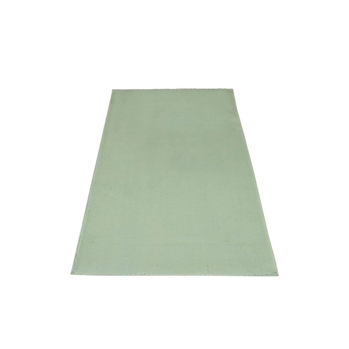 Bathmat Jade Green - 120x170 cm Solid Color - Non-slip, washable, soft, absorbent, quick-drying - High pile Soft Touch bathroom rug