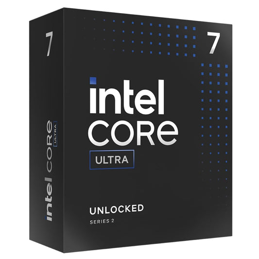 Intel® Core™ Ultra 7 Desktop Processor 265K with 20 cores (8 P-cores + 12 E-cores) running at speeds up to 5.5 GHz.