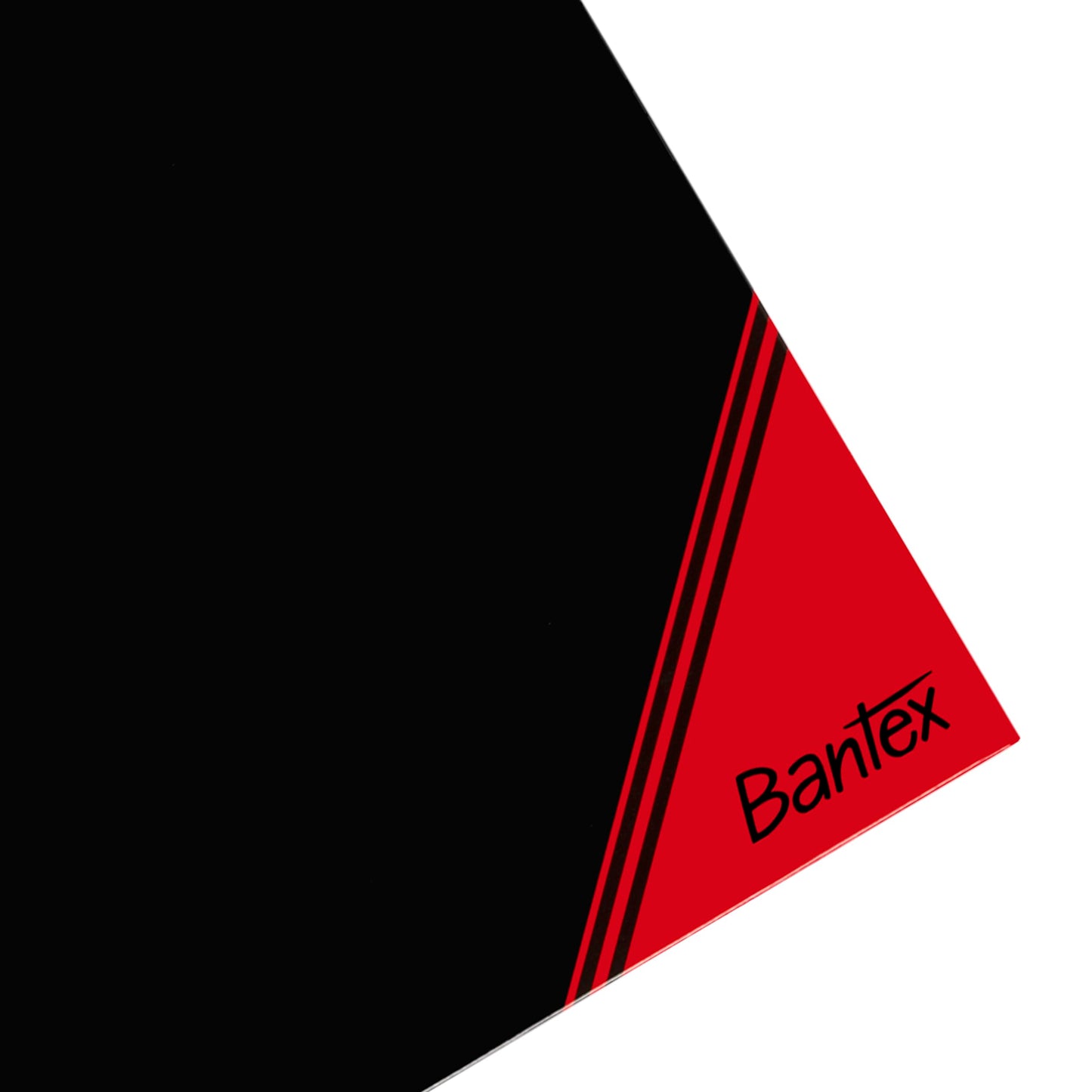 Bantex A5 blank notebook, 192 pages, 70 g/m², hardcover, black, pack of 6