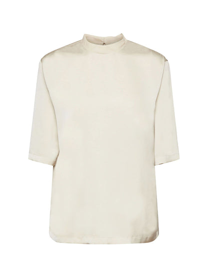 ESPRIT Women's 013EE1F303 Blouse, 260/LIGHT Taupe, S