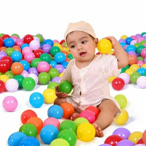Martom Assorted Balls for Ball Pit 7/6cm Baby Balls Plastic Balls Baby Play Balls 100-2000 Pieces (7cm, 500 Pieces)