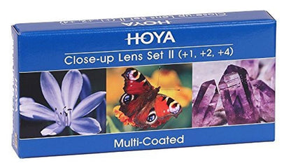 Hoya Close-up Lens Set2 (+1 +2 +4) black 72 mm