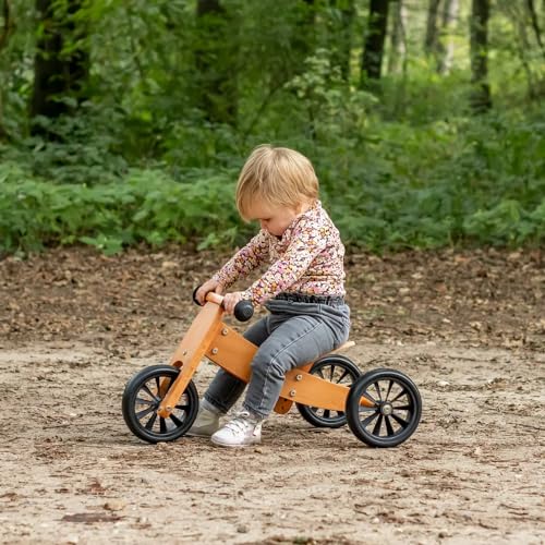 Bandits & Angels Wooden 4-in-1 Smartbike for children from 1 year (bamboo, unisex)