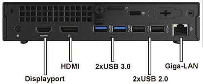 Optiplex 7050 Silent Mini-PC Business Office Multimedia Computer with 3 years warranty! Intel Core i7 6700T, 8 threads, 3.6 GHz - 16GB DDR4-512GB SSD - USB3 - WLAN - Windows 11 Pro 64-bit - 7909