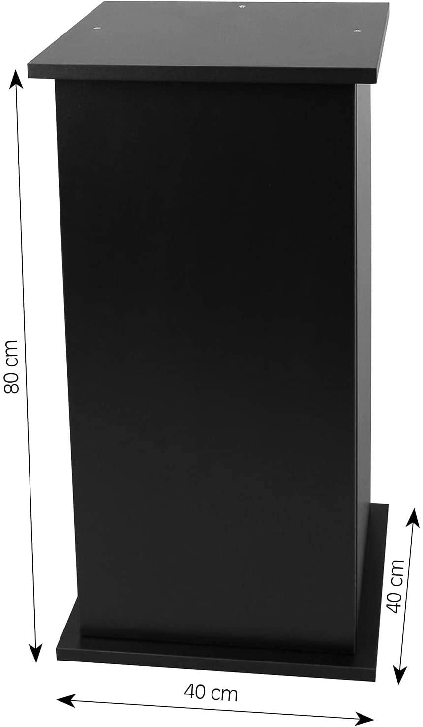 80 cm black base cabinet with door for Scaper Cube.