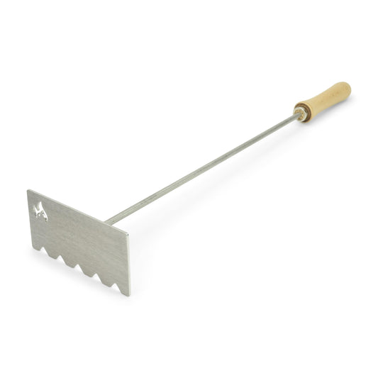 Grillrost.com The Original Stainless Steel Ember Mover Ash Scraper - For Fireplace, Fire Pit, and Tile Stove