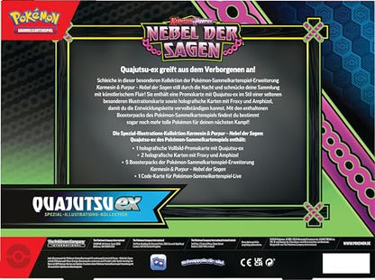 Pokémon Trading Card Game: Special Illustrations Collection Crimson & Purple - Tales of Myth City: Greninja-ex: 1 holographic full-art promo card, 2 holographic cards & 5 booster packs (German)