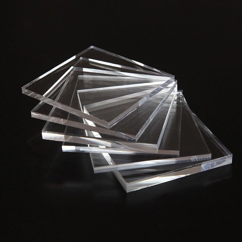 AtHaus Acrylic Glass PLEXIGLAS® 2-10 mm Cut to Size Disc Transparent Clear Material Thickness and Size Selectable Premium (5 mm, 700 x 300 mm)