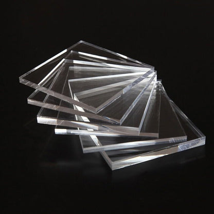 AtHaus Acrylic Glass PLEXIGLAS® 2-10 mm Cut to Size Disc Transparent Clear Material Thickness and Size Selectable Premium (5 mm, 700 x 300 mm)